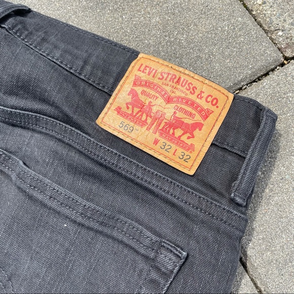 Levi’s 569 black denim jeans - size 32 x 32 - Picture 3 of 12
